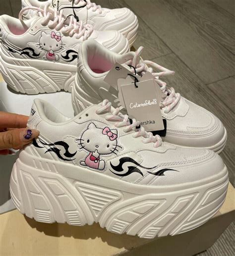 hello kitty platform trainers